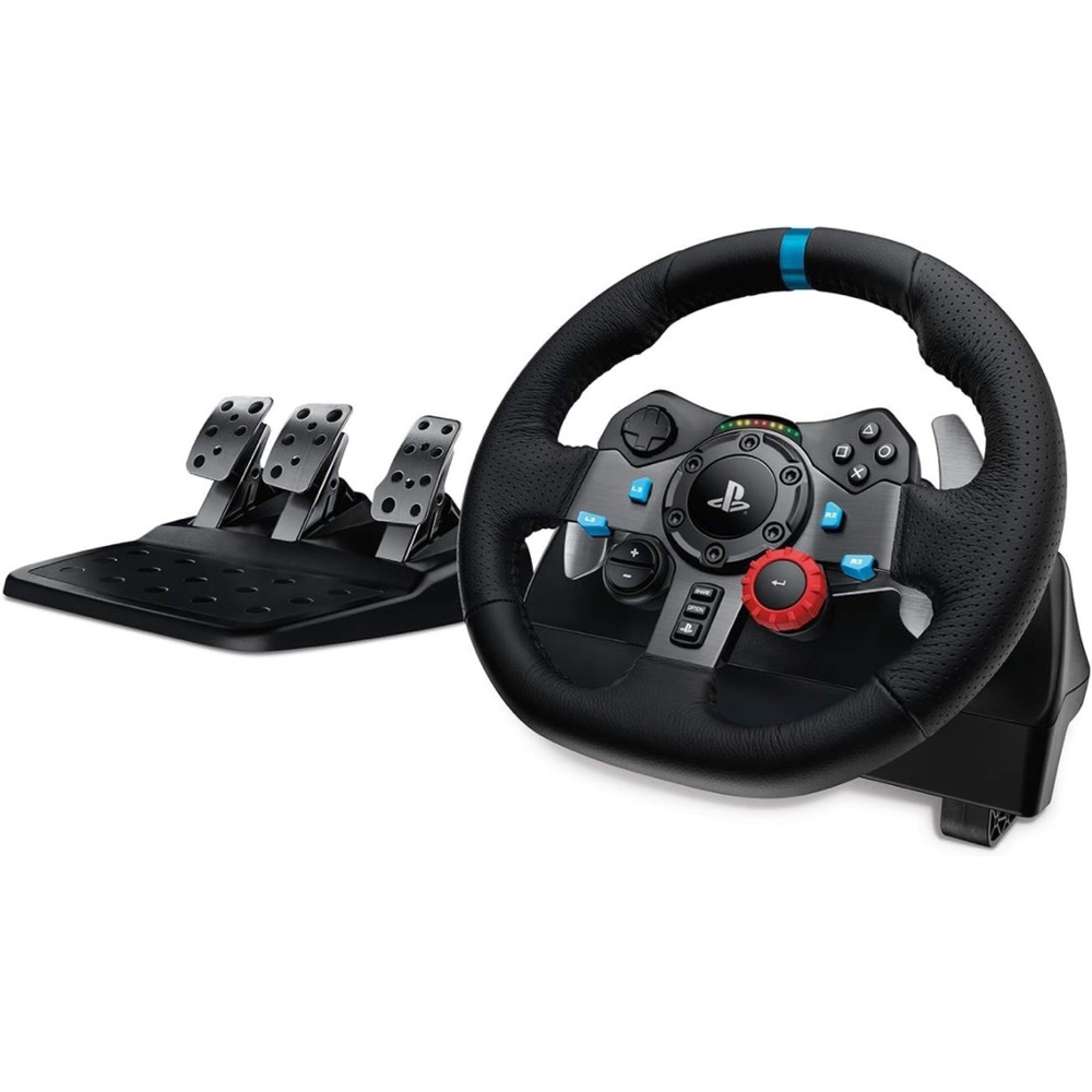 Logitech G29 Driving Force Racing Steering Wheel & Floor Pedals- Black